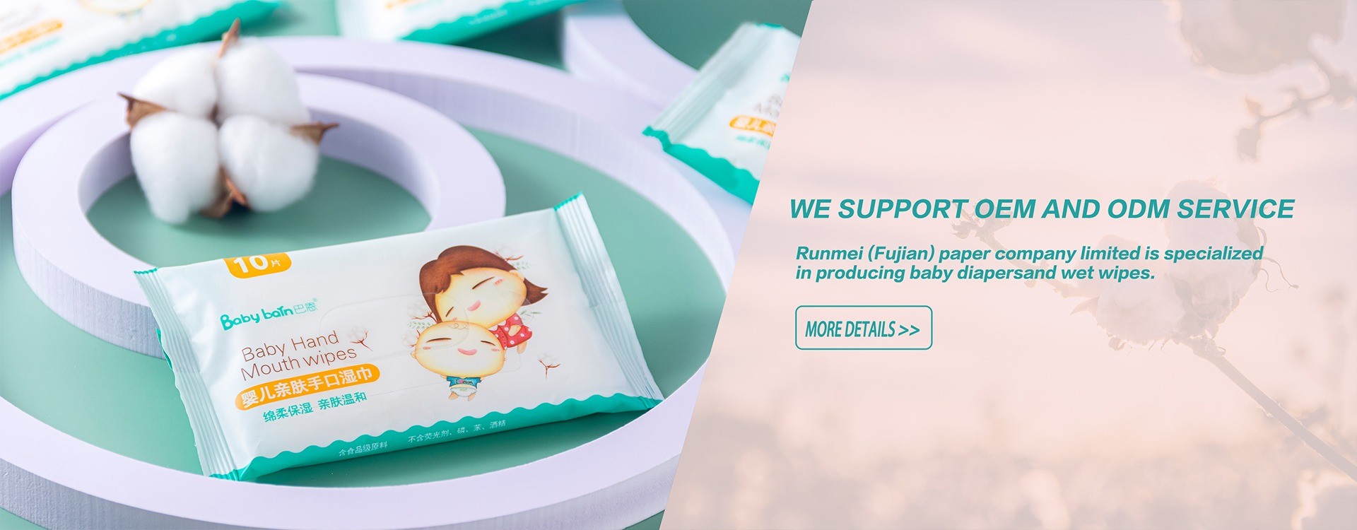 With Lid and Open Tape Disposable Wet Wipes 80 pcs 20%Viscose 80%Polymer