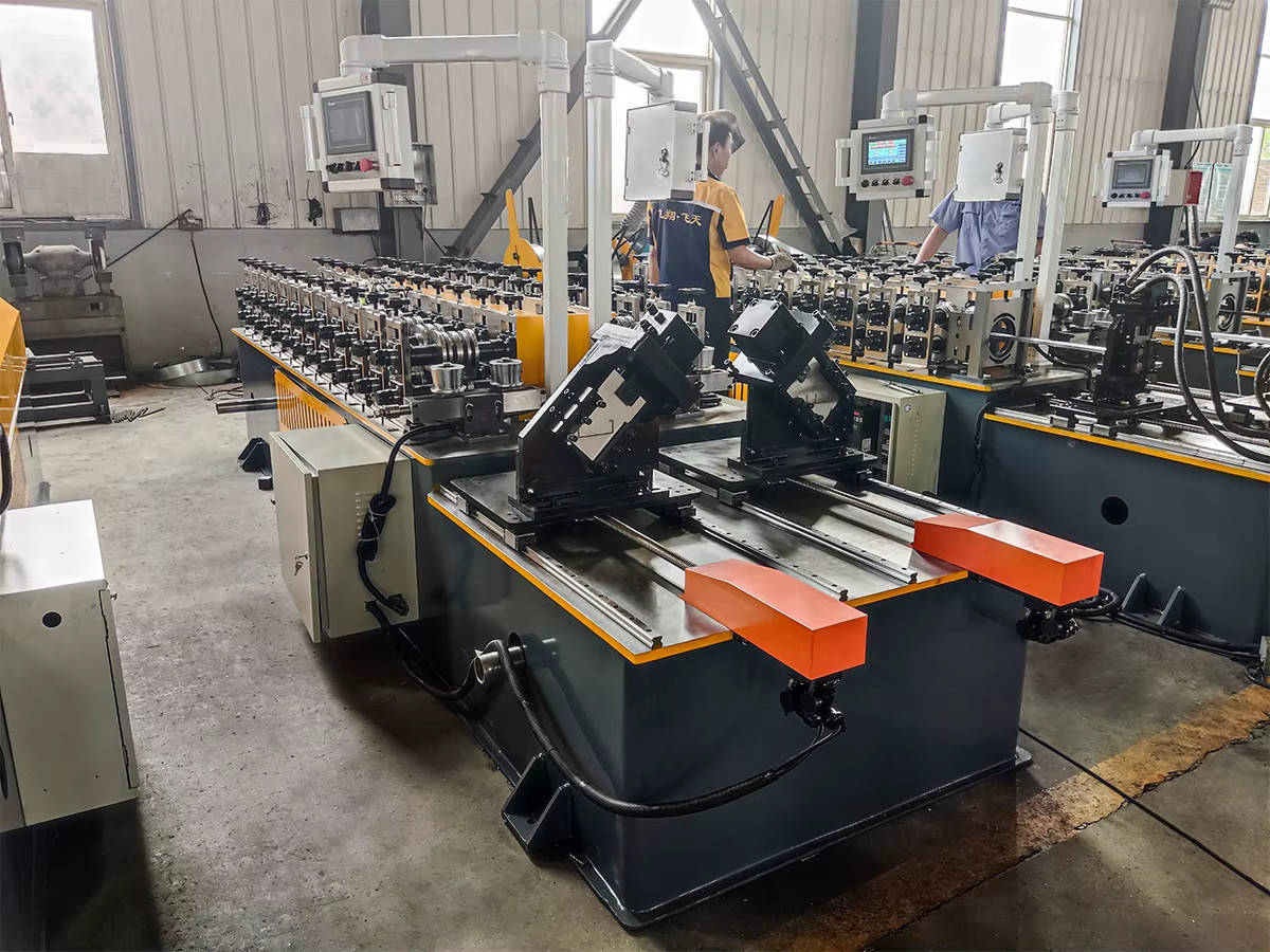 Drywall Stud Track Roll Former Steel 50mm 75mm 100mm CD UD CW UW Profile Drywall Cold Roll Forming Machine With Customized