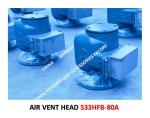 Air Pipe Head For FPT Cabin Pontoon Type Oil Tank Modle:533HFO-80A Body Cast