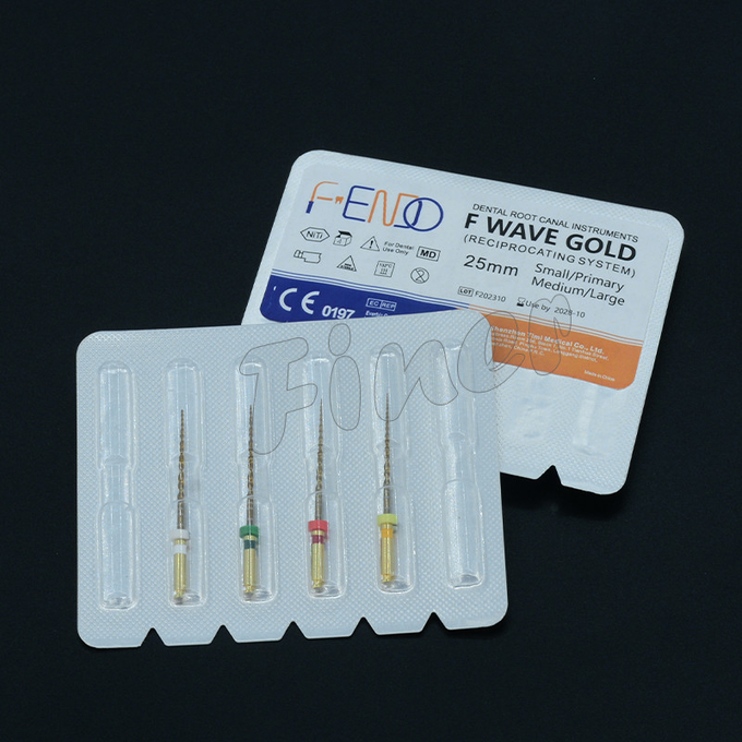 Dental Endodontics Protaper Files One Gold Unique Double Edged Reverse Cutting