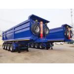 New 4-Axle 60T Steel Dump Semi-Trailer For 60 Ton Dump Trailers In Construction