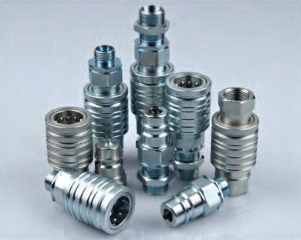 Ball Valves Type ISO 5675 Coupler Steel Hydraulic Quick Coupling For Constructio