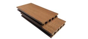 Wholesale Flat Grain Round Hollow 150 32mm WPC Hollow Decking from china suppliers