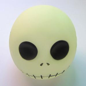 Wholesale PVC death head money bank， zombie rubber piggy bank gifts toys for collection from china suppliers