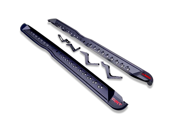 Premium Steel Black Side Step Running Board For Pickup Toyota Hilux Revo