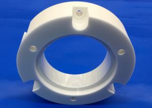 Wholesale 99% Alumina Ceramic Flange With Thread Wear Resistance Corrosion Resistance from china suppliers