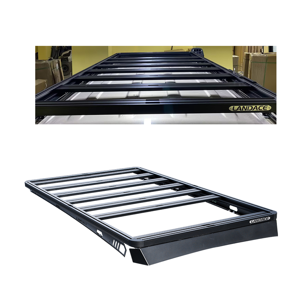 Black Aluminum Alloy 4X4 Off Road Universal Roof Rack Mount Basket for 4th Gen 4Runner