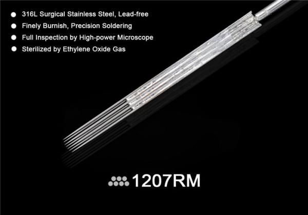 Quality 316L Surgical Stainless Steel Sterile Tattoo Needles Liner Magnum Curved Magnum for sale