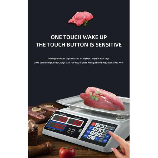 1g Accuracy ABS Material Digital Electronic Bench Scale with LED/LCD Display 40kg Capacity Customizable in Other Colors