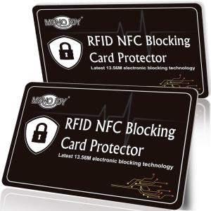 Wholesale Black Credit Card Protector Sleeve , Passport Holder RFID Blocking Card Protector from china suppliers
