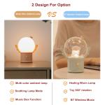 Lovely Toy 360 Degree Rotation Music Box Atmosphere Lamp LED Night Light for