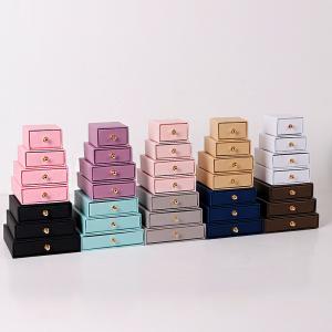 Wholesale Drawer Jewelry Packaging Box With Velvet Foam For Earrings Ring Necklace Bracelet Pendant from china suppliers
