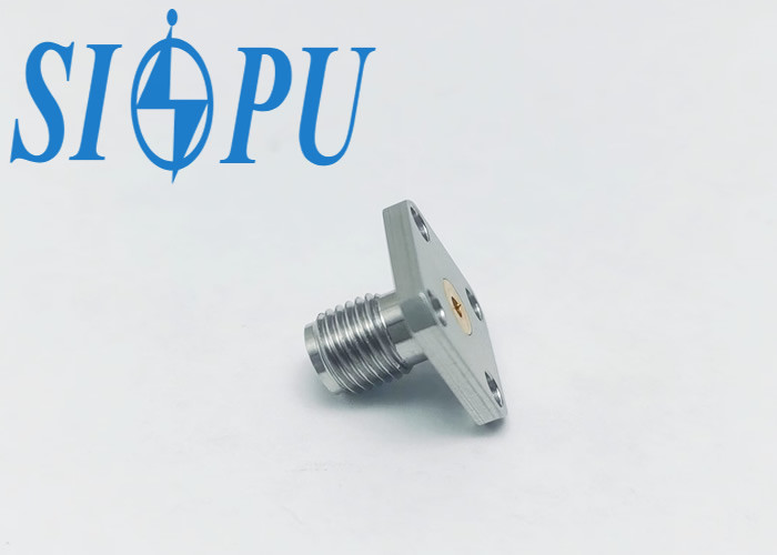 Flange Mount RF Coax Adapter 2.92 Female To 2.92 Female