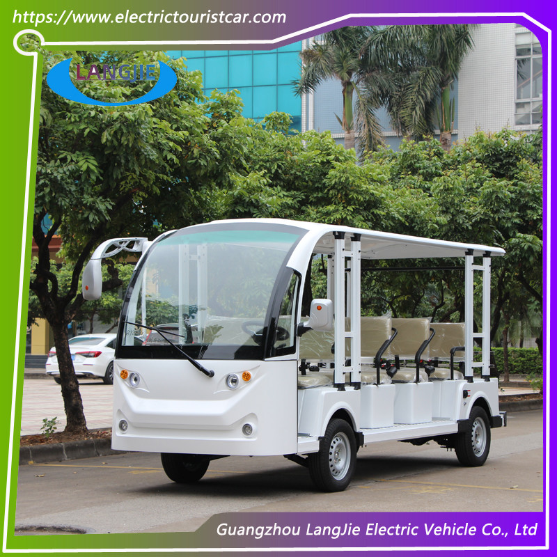 72V 7.5KW University Electric Tourist Car 11 Seats Battery 6v*12pcs For Tourist Car Hire