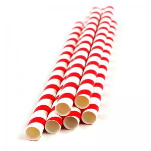 China Bubble Tea Biodegradable Drinking Straw Boba Disposable 12mm Paper Straws on sale
