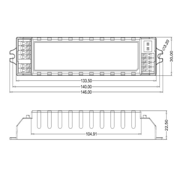LED Emergency Driver Power 6W Emergency Time 3h & External Li-ion Battery KE004-06M180KE
