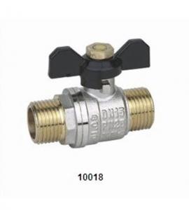 Wholesale Steel butterfly handle Brass Ball Valve 10018  for Water / Oil from china suppliers
