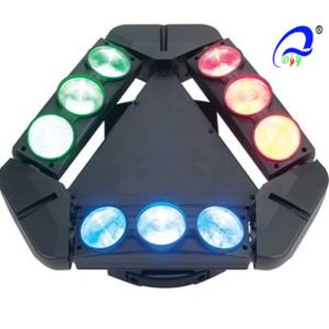 Buy cheap 9 Heads 10W 4in1 RGBW LED Spider Moving Head Stage Light Quad - Color 5 Degree from wholesalers