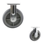 200mm Diameter Soft TPR Fixed Heavy Duty Ball Bearing Wheels