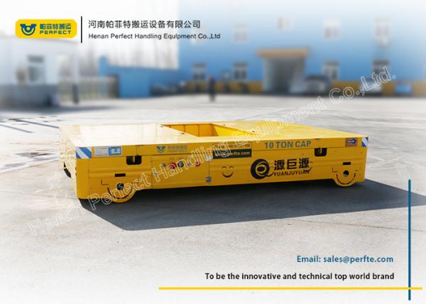 Motorized Transfer Trolley Steel Transport Carriage Machine Handling Steerable