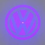 29.9° Volkswagen Car LOGO DOE Laser Module Auto Show Store Advertising