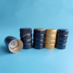33mmx53mm Aluminum Plastic Whisky Bottle Caps Liquor Bottle Tops SGS