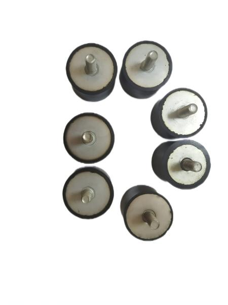 Rubber Shock Absorber Hardness Durometer Rating High 42mm For 50N/mm Axial