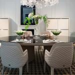 Nordic Genuine Leather Dining Chair 60cm Luxury Contemporary Dining Chairs