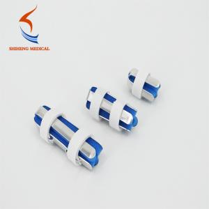 Wholesale S M L size aluminium alloy white and blue finger splint with foam for sale from china suppliers