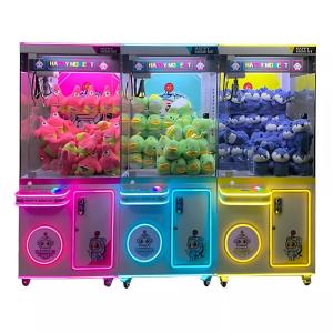 Wholesale Metal Acrylic Catcher Dolls Games Machine Coin Operated Toy Arcade Crane Claw Machine from china suppliers