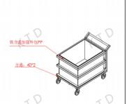 Wholesale Square Tube SUS304 PP Water Storage Transport Trolley with 200kg Load Capacity from china suppliers