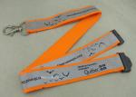 Silk Screen Printing Reflection Custom Printed Lanyards , Celebration Lanyard