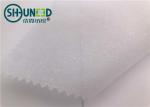 Fusible Embroidery Backing Fabric 100% Polyester Cuttable With LDPE Coating