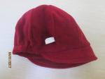 Popular double layer flleece hat--ladies--red color without lining