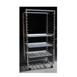 Customizable Stainless Steel Rack Trolley With Wheel Width & Number Of Shelves