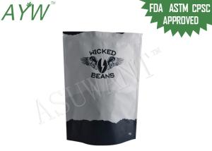 Wholesale Standing Up Coffee Tea Bags Reclosable k Plastic Laminated For Black Coffee Bean from china suppliers