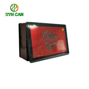 Wholesale Tea Tin Can Travel Styles Quare Storage Tin Square Glossy Lamination Printing from china suppliers