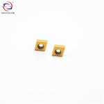 YG8 Indexable Carbide Inserts 91.5 HRA High Manganese Steel CVD Coated