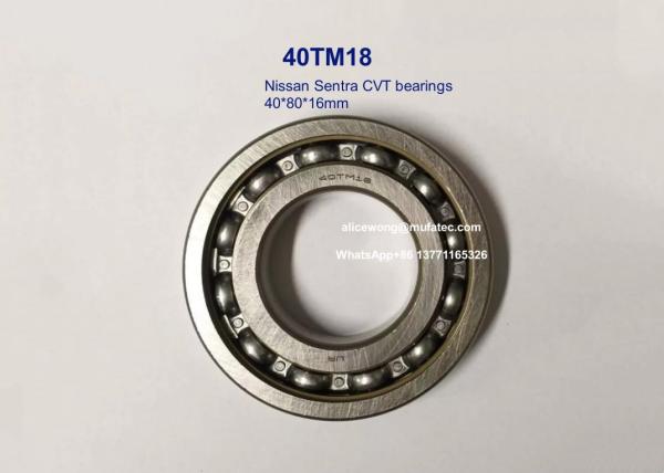 40TM18 40TM18U40AL Nissan Sentra CVT transmission part bearings deep groove ball