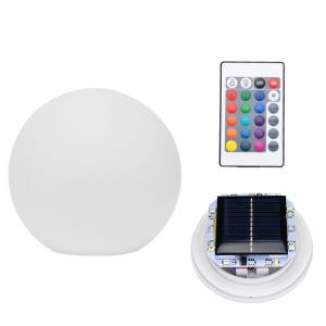 China PE Plastic Glow Ball Light Remote Control Portable For Swimming Pool on sale