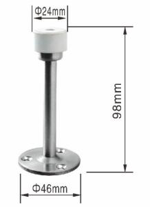 Wholesale Door Mounted Commercial Magnetic Door Stop Stainless Steel Lighthouse Type from china suppliers