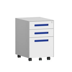 Wholesale 3 Drawer Antirust Mobile Pedestal Cabinet Cold Rolling Steel Office Filing from china suppliers