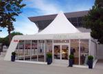Durable Aluminium Pagoda Tent With Glass Wall For Trade Show, Banquet Canopy
