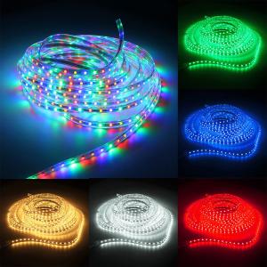 Wholesale Super bright 5M 5050 3528 144leds/m DC12V Flexible Single Color RGB waterproof led strip light for Outdoor and Indoor from china suppliers