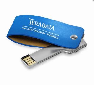 Wholesale 8GB Metal Key Shaped USB Pendrive with Leather Cover from china suppliers