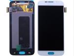 White LCD Touch Cell Phone Replacement Parts , Samsung Galaxy Repair Parts S6