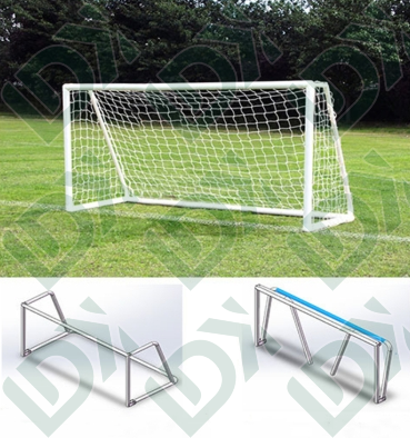 Aluminum Foldable Goal Post Movable Mini Football Goal Post Sports Equipment