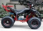 Single Cylinder 125cc Atv Quad Bike Four Wheelers 4 X 4 With Rear Rack / Bright