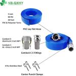 Colorful High Pressure PVC Lay Flat Hose for Agriculture Feild 3/4" to 16" HD
