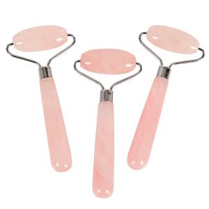Wholesale Rose Quartz Jade Roller Facial Massager Single Head Jade Stone Rollers from china suppliers